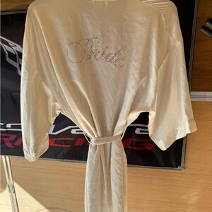 Silk Victorias secret bride robe